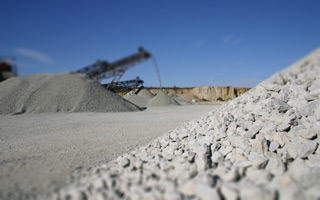 Limestone aggregate